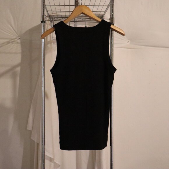 Michael Stars black V-Neck tank, O/S (one size fits most) - Picture 3 of 6